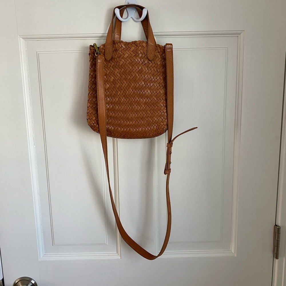 Madewell Small Transport Woven Tote Crossbody